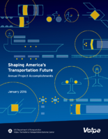 Shaping Americas Transportation Future Annual Project Accomplishments