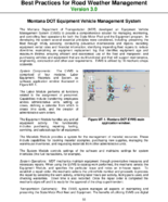 Best Practices for Road Weather Management Version 30 Montana DOT Equipment Vehicle Management System