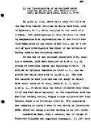 Interstate Commerce Commission Report of the Accident  Investigation Occurring on the NEW YORK CENTRAL RAILROAD BELLE ISLE YARD NY