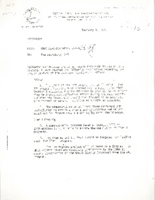 Memo Re Conclusions re Proper Conduct of Downtown People Mover Effort