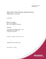 Highaltitude wind prediction and measurement technology assessment