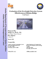 Evaluation of the overheight detection system effectiveness at Eklutna bridge