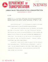 Speeches by Carlos C Villarreal Urban Mass Transportation Administrator1969