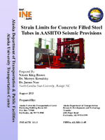 Strain Limits for Concrete Filled Steel Tubes in AASHTO Seismic Provisions