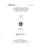 Calculated and scale model experimentally measured scattering from metallic structures in Instrument Landing System