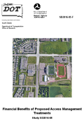 Financial Benefits of Proposed Access Management Treatments SDOT