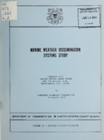Marine Weather Dissemination Systems Study Volume II  Systems Characterization