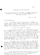 Interstate Commerce Commision Report of the Accident  Investigation Occuring on the VIRGINIAN RAILWAY HARDY VA