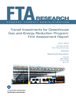 Transit Investments for Greenhouse Gas and Energy Reduction Program First Assessment Report