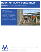 Calibrating Ground Response Analyses Beneath an Instrumented Bridge Using the I15 Borehole Array and Ground Motions From the 2020 M57 Magna Earthquake
