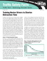 Training Novice Drivers to Shorten Distraction Time Traffic Tech