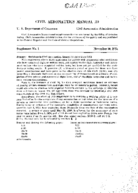 CAM 20 Supplement No 1  Revisions To CAM 20 Dated June 1954