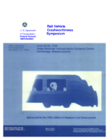 Rail vehicle crashworthiness symposium