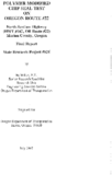 Polymer modified chip seal test on Oregon Route 22  North Santiam Highway HWY 162 OR Route 22 Marion County Oregon final report