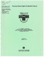 Runway Status Lights Evaluation Report