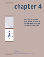 What Have We Learned About Intelligent Transportation Systems Chapter 4 What Have We Learned About Advanced Traveler Information Systems and Customer Satisfaction