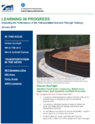 Learning in Progress Improving the Performance of the Transportation Industry Through Training  January 2016
