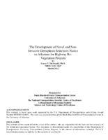 The Development of Novel and NonInvasive Germplasm Selections Native to Arkansas for Highway ReVegetation Projects