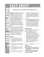 Vehicle and License Plate Sanctions