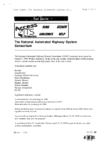 Access ITS America the National Automated Highway System Consortium