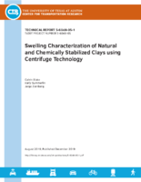 Swelling Characterization of Natural and Chemically Stabilized Clays using Centrifuge Technology