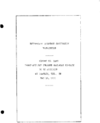 Interstate Commerce Commision Report of the Accident  Investigation Occuring on the TEXAS AND NEW ORLEANS RAILROAD COMPANY SOUTHERN PACIFIC LINES BEASLEY TX