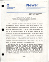 Remarks Prepared for Delivery by Secretary of Transportation Elizabeth Hanford Dole NationalAmerican Wholesale Grocers Association