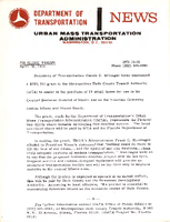 Department of Transportation News Urban Mass Transportation Administration UMTA 7326