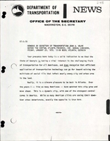 Excerpts of Remarks by Secretary of Transportation John A Volpe before the Central Atlanta Progress Inc Annual Luncheon