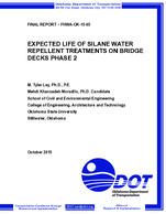Expected Life of Silane Water Repellant Treatments on Bridge Decks