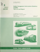 Safety Management Information Statistics SAMIS  1991 Annual Report
