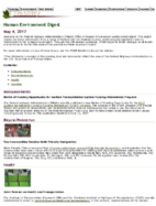 Human Environment Digest May 4 2017