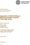 Application of DNA Profiling in Resolving Aviation Forensic Toxicology Issues