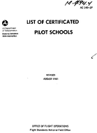 AC 1402P List of Certificated Pilot Flight and Ground Schools