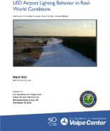 LED Airport Lighting Behavior in RealWorld Conditions
