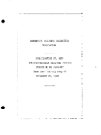 Interstate Commerce Commision Report of the Accident  Investigation Occuring on the PENNSYLVANIA RAILROAD EAST CONWAY PA