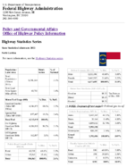 Highway Statistics Series State Statistical Abstracts 2012  North Carolina