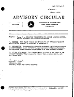 AC 150534547 Change 1 to Isolation Transformers for Airport Lighting Systems  Revises Equipment Qualification Procedures