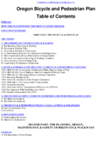 Oregon bicycle and pedestrian plan