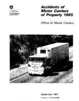 Accidents of Motor Carriers of Property 1985