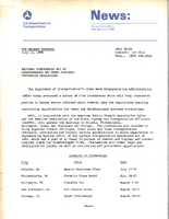 Regional Conferences Set on Disadvantaged and Women Business Enterprise Regulations