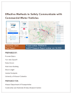 Effective Methods to Safely Communicate with Commercial Motor Vehicles