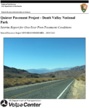 Quieter Pavement Project  Death Valley National Park Interim Report for OneYear PostTreatment Conditions