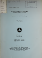 Noise Assessment and Abatement in Rapid Transit Systems Report on the MBTA Pilot Study
