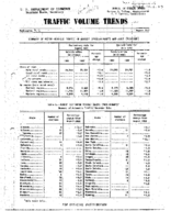 Traffic Volume Trends August 1957