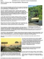 DOTs Vision for Transportation Research