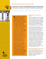 Structural Carbon NanotubeBased Composites  Developing Composite Technology to Rehabilitate Aging Bridges  fact sheet
