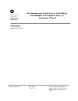 Development and Application of Methodology for Reliability Assessment of Tank Car Structures Phase I