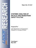 Systemic Analysis of Bicycle and Pedestrian Safety in Utah
