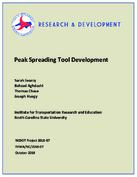 Peak Spreading Tool Implementation